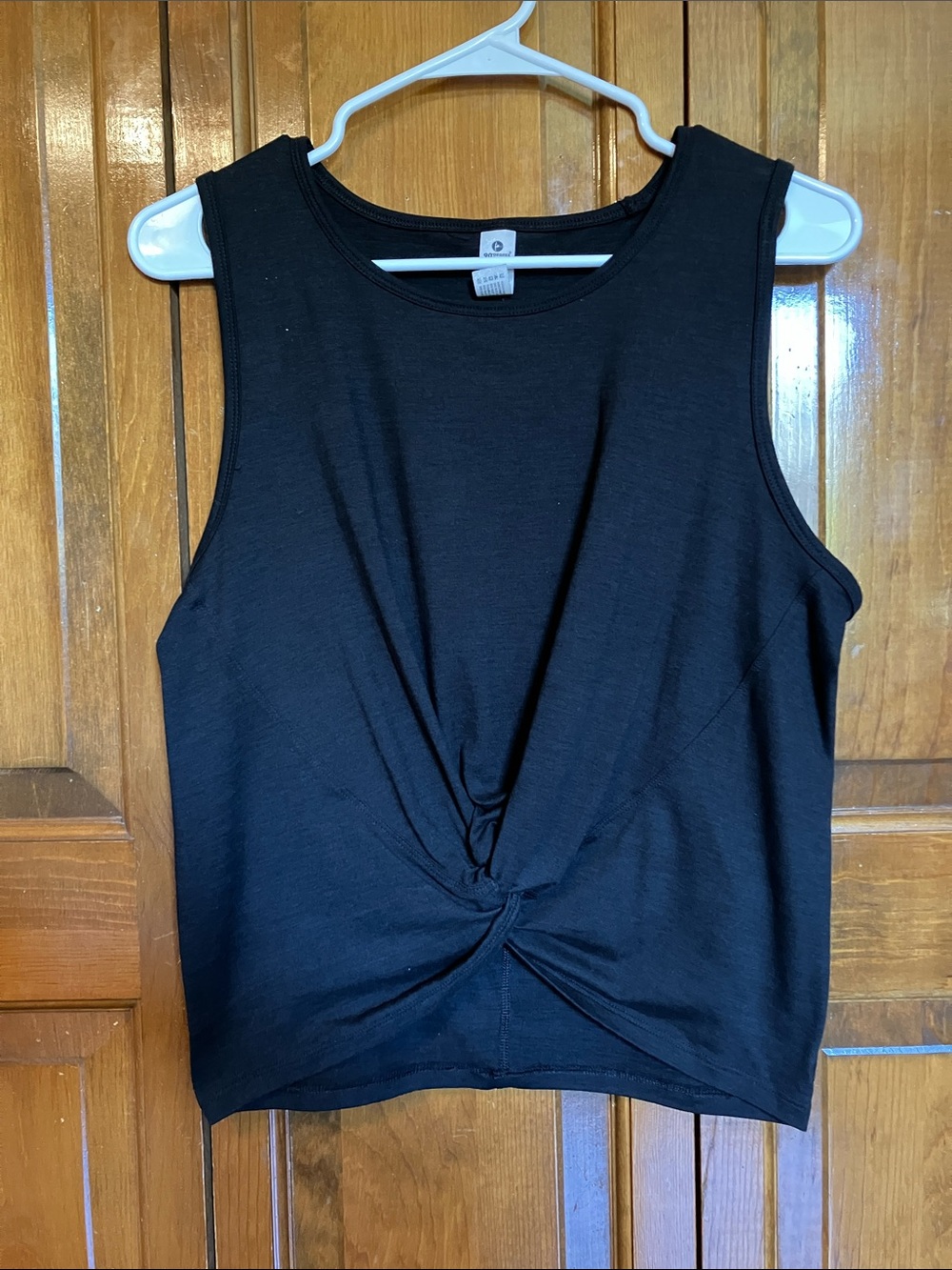 90 Degree By Reflex Twist-Front Tank Top with a Set of THREE Hair Clips for FREE